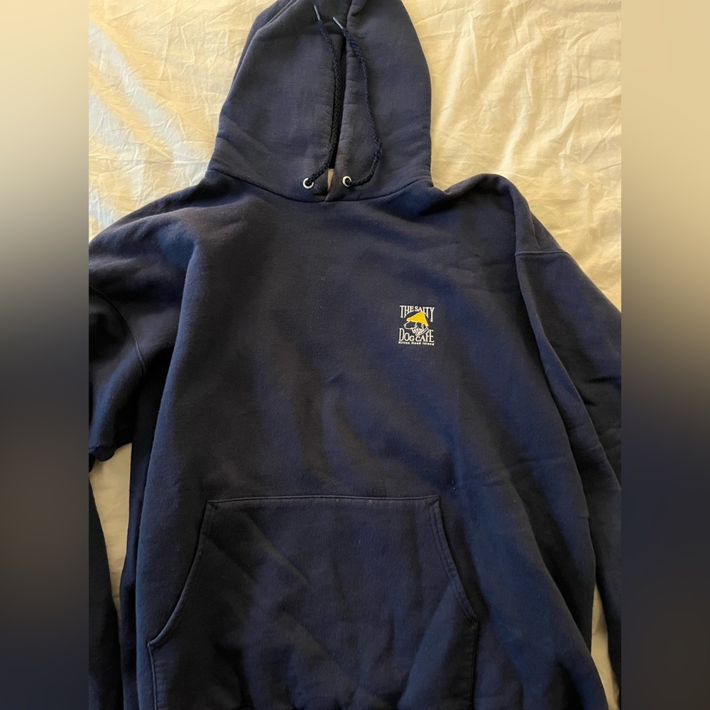 Navy Salty Dog unisex hoodie size M